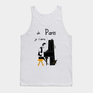 Oh Paris je t'aime Tank Top